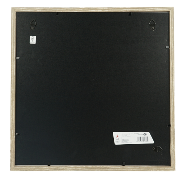 Fotolijst 4 fotos met passe partout bruin 10 x 15 cm