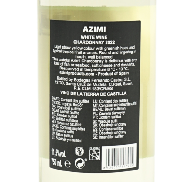 Azimi witte wijn Chardonnay 750 ml