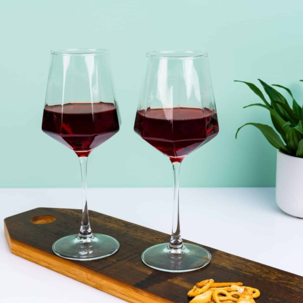 Out of the Blue wijnglas Diamond 430 ml 2 stuks