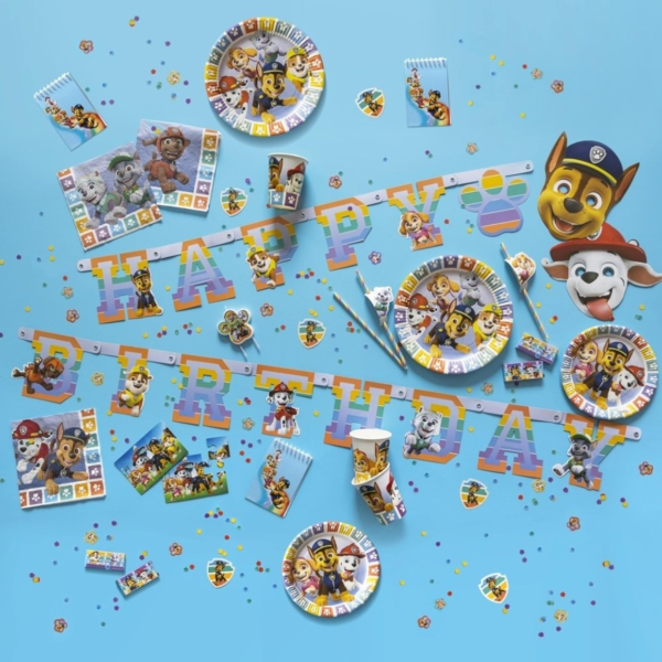 Amscan wegwerp bordjes Paw Patrol 23 cm set van 8