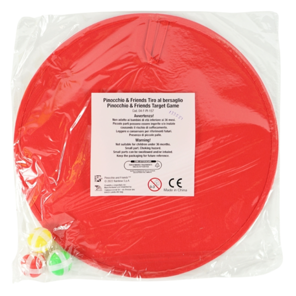 Pinocchio and friends klittenband dartbord 36 cm