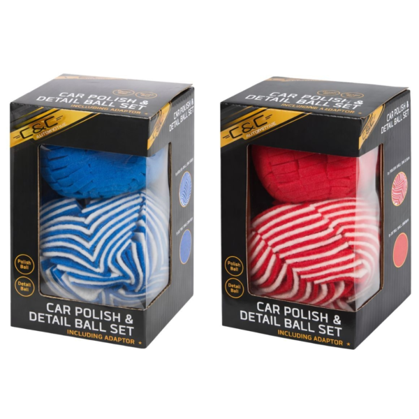 Auto polijst set 2-delig 2 assorti