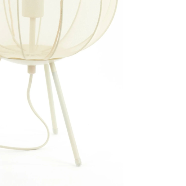 Light & Living tafellamp Plumeria zand 60 cm