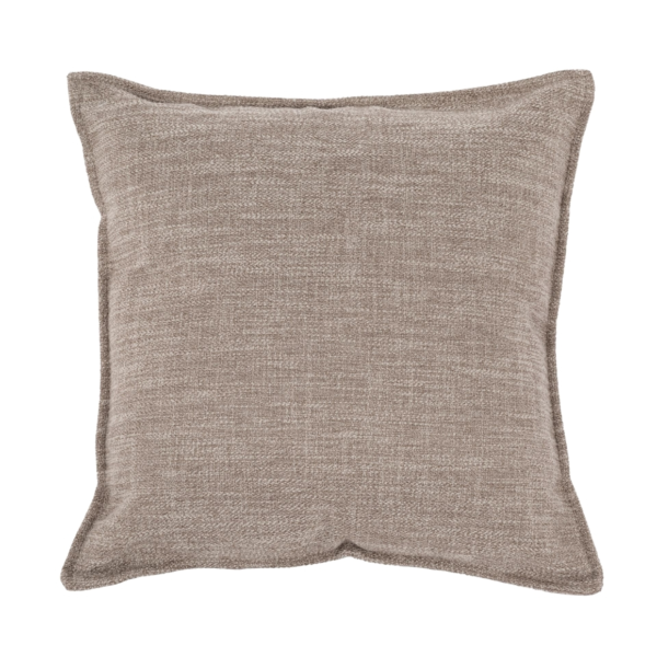 Tiseco kussen Astoria taupe 45 x 45 cm set van 2