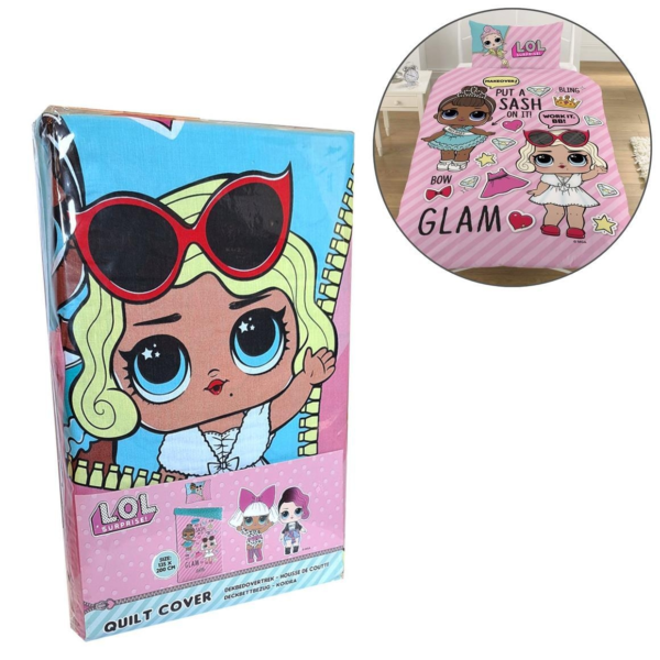 LOL Surprise dekbedovertrek 135 x 200 cm