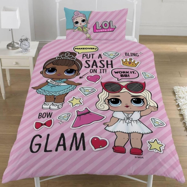 LOL Surprise dekbedovertrek 140 x 200 cm