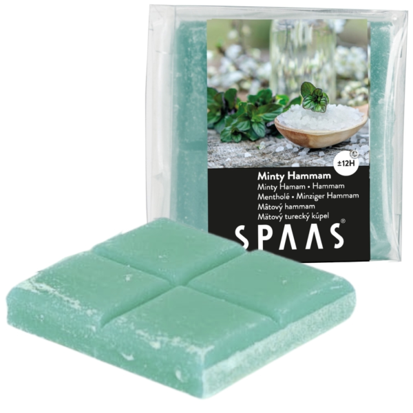 (R) Spaas waxmelts Minty Hammam 6,5 cm