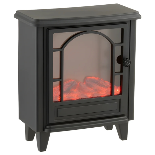 J-Line haard klassiek LED op batterij 40 cm