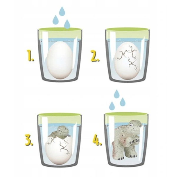 XXL dinosaurus unicorn ei 18 cm 4 assorti