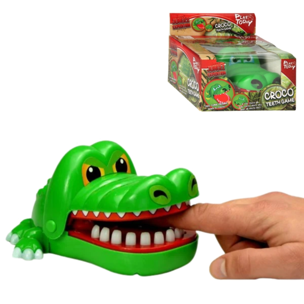 Jungle Expedition bijtende krokodil 16 cm