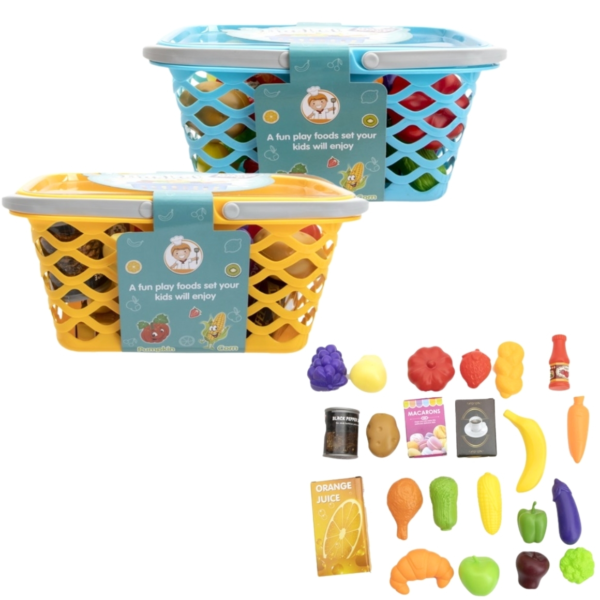 Boodschappen mandje 23-delig