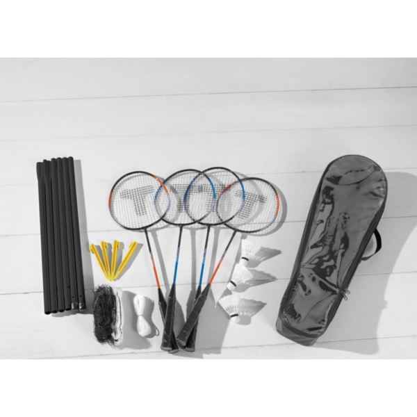 Complete badminton set met net