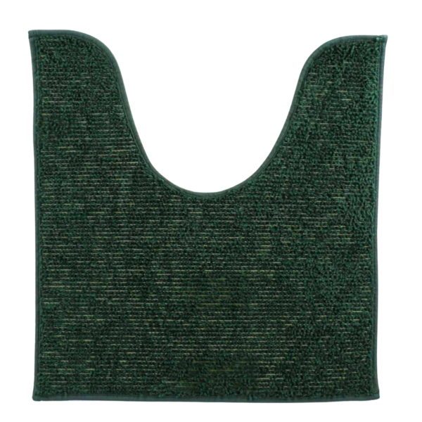 WC mat groen polyester 45 x 50 cm
