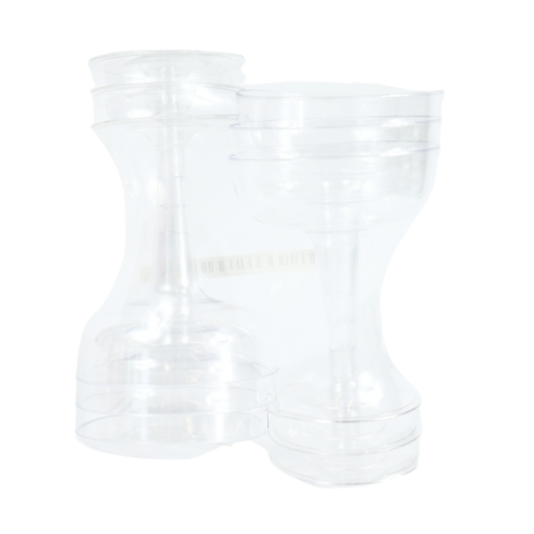 Champagne coupe glazen plastic 150 ml 6 stuks
