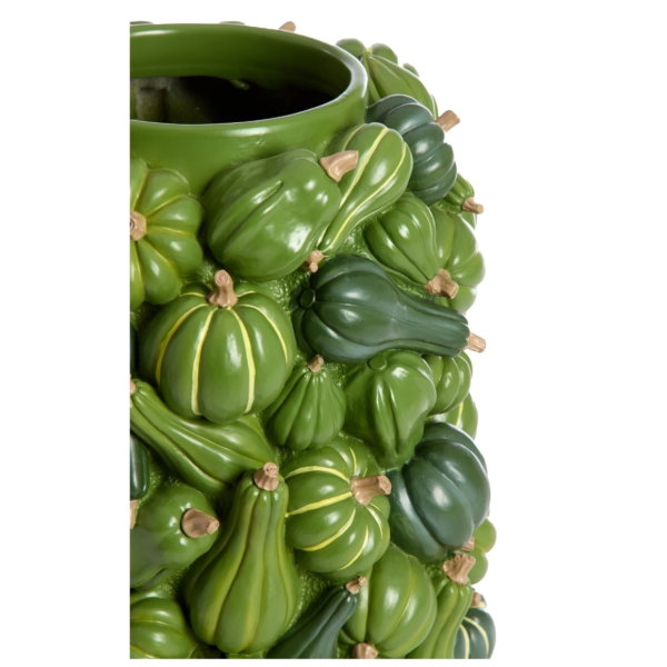 Light & Living vaas Pumpkin groen 49 cm