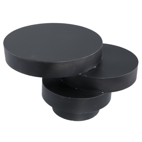 PTMD bijzettafel Essy zwart 68 cm