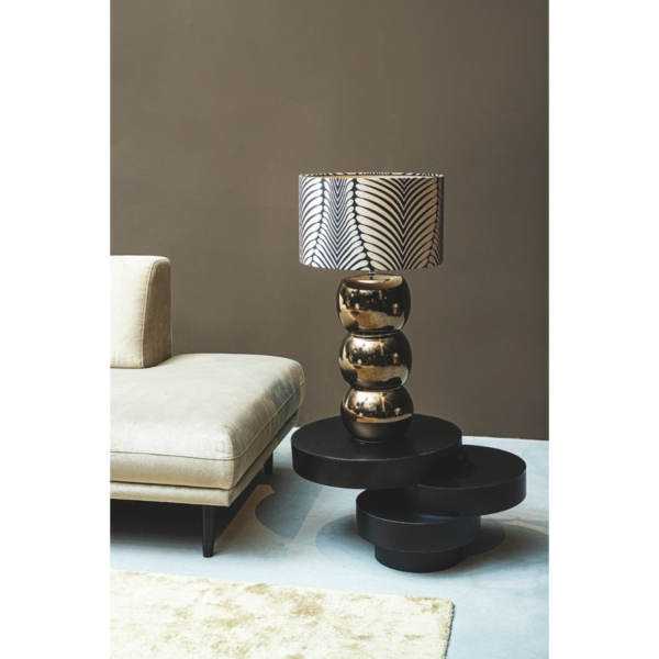 PTMD bijzettafel Essy zwart 68 cm