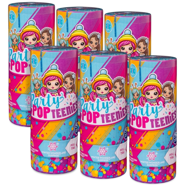 Surprise Poppers 6 stuks