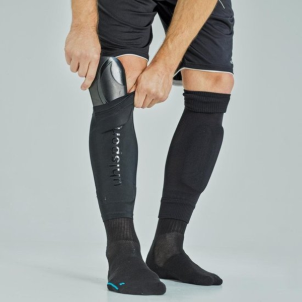 Uhlsport scheenbeschermers crossflex zwart M