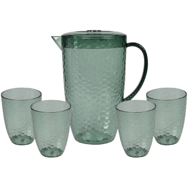 Benson Outdoor karaf met bekers 2 L set van 5