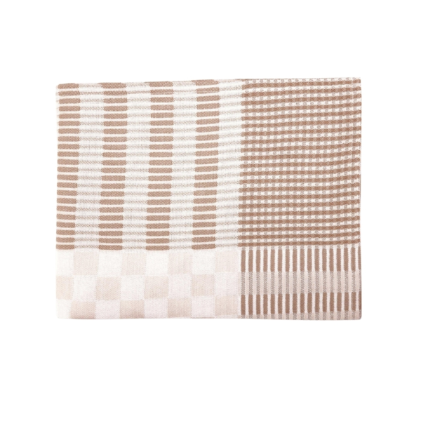 Vtwonen tafelkleed Square zand/beige 150 x 250 cm