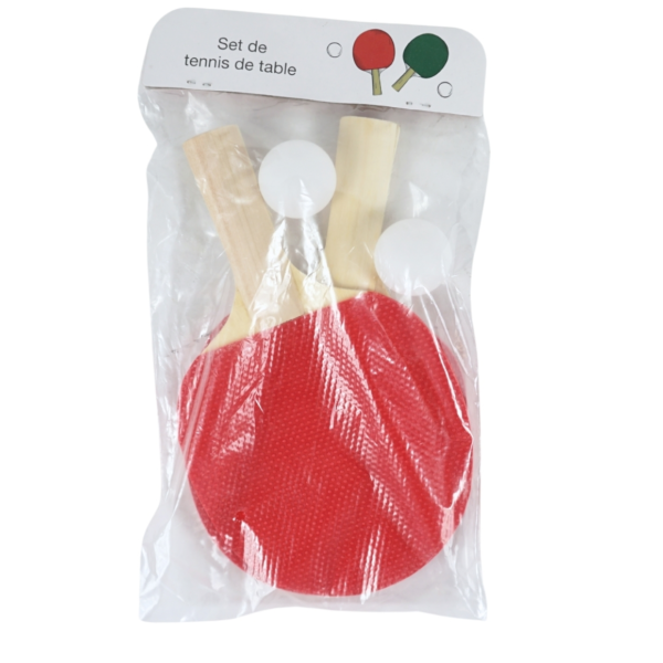Tafeltennisset met balletjes 25,5 cm