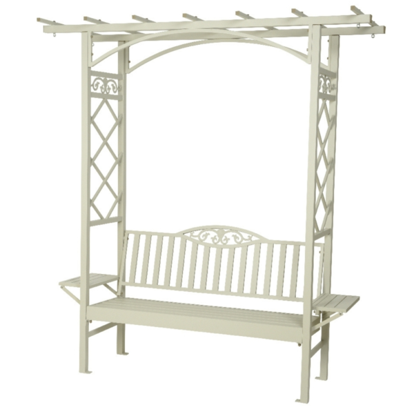 (R) Tuinbank Barolo aluminium beige 210 cm