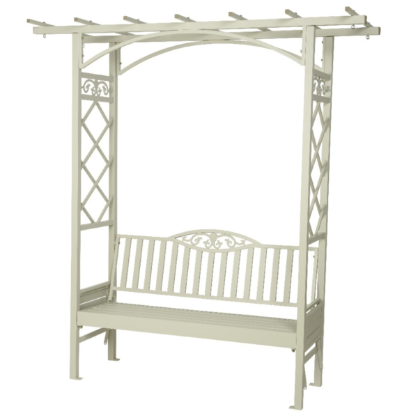 (R) Tuinbank Barolo aluminium beige 210 cm