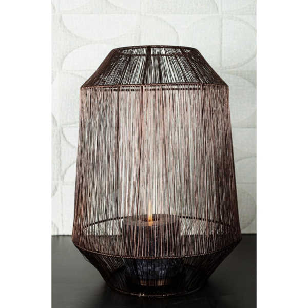 PTMD windlicht Justy L koperkleurig 38 cm