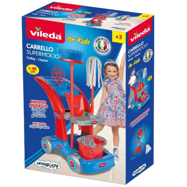 Vileda huishoudkar speelgoed 50 cm