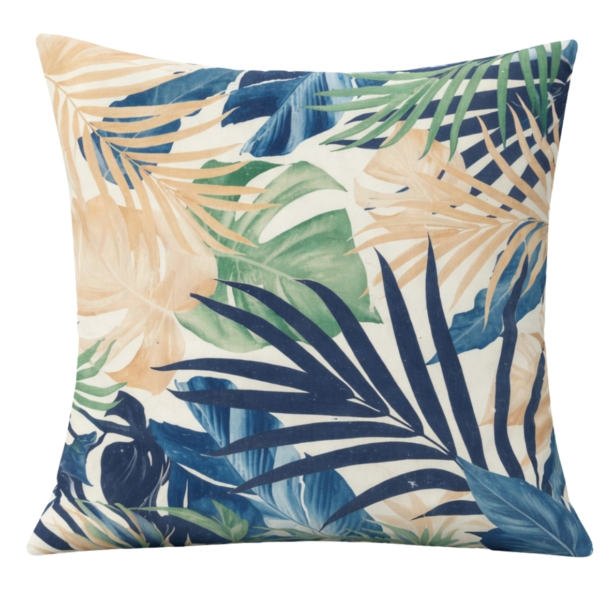 Kussen tropical pastel 45 x 45 cm
