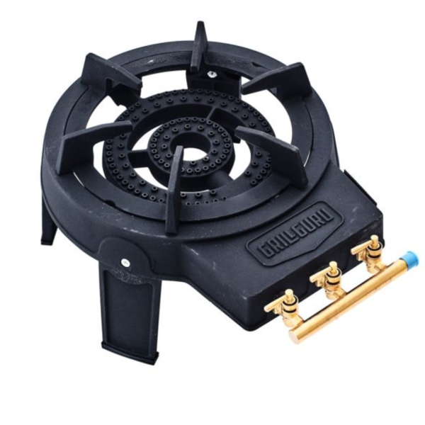 (R) Grill Guru Easy Asia burner met wok