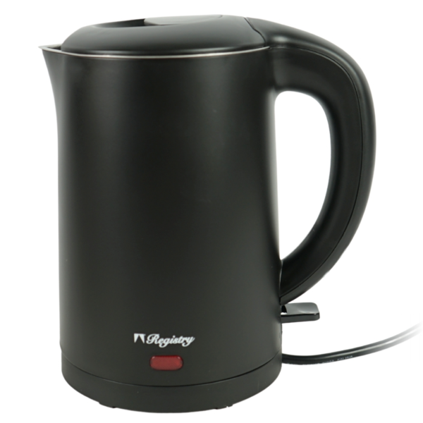 Registry Wasserkocher schwarz 1 L 1000 Watt