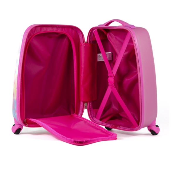 Koffer Glam Girls op wieltjes roze 48 cm