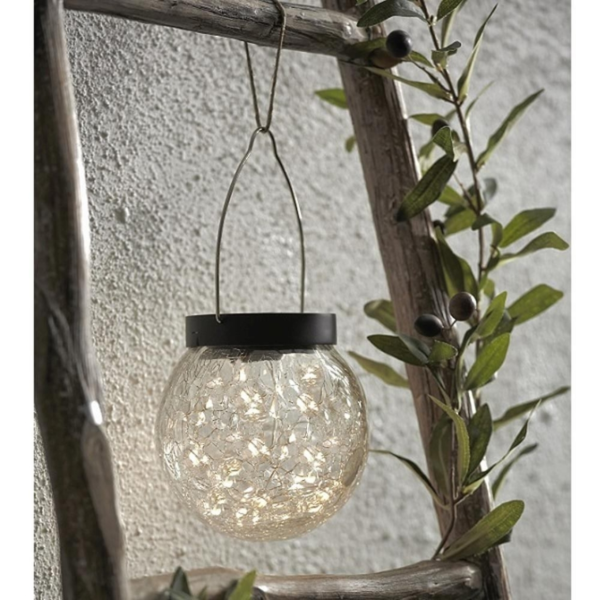 Solar LED lamp outdoor op batterij 12 cm