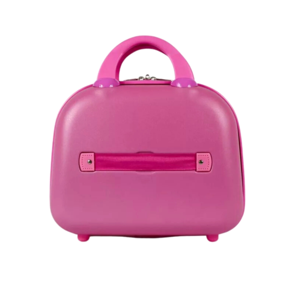 Koffer Glam Girls met handvaten roze 30 cm
