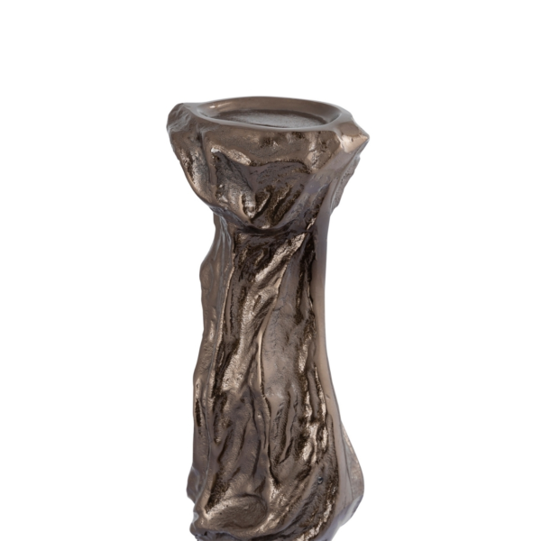 PTMD kandelaar Fleure aluminium bronskleurig S 62 cm