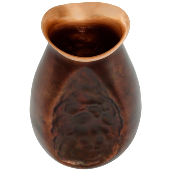 PTMD bloempot Yinna koperkleurig 38 cm