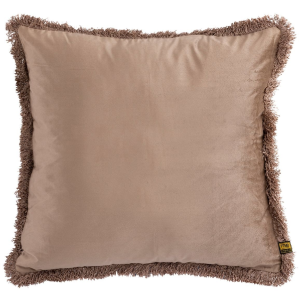 PTMD kussen Nous velvet taupe 60 x 60 cm