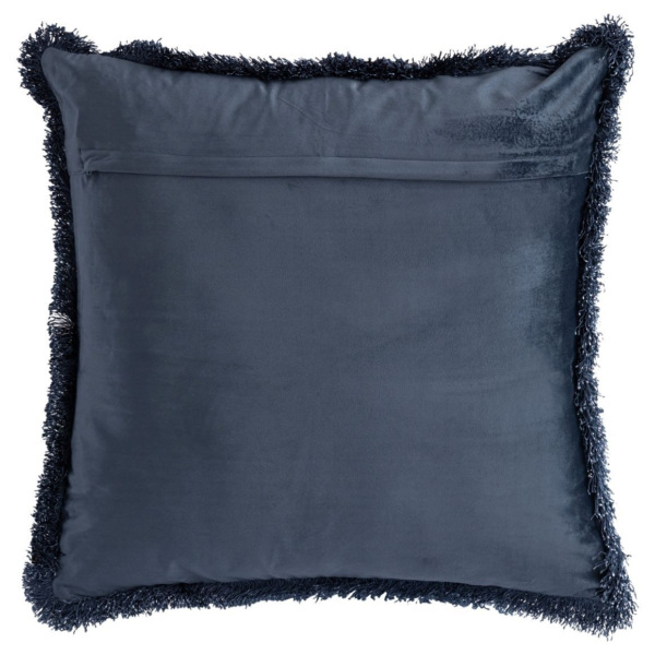 PTMD kussen Nous velvet blauw 60 x 60 cm