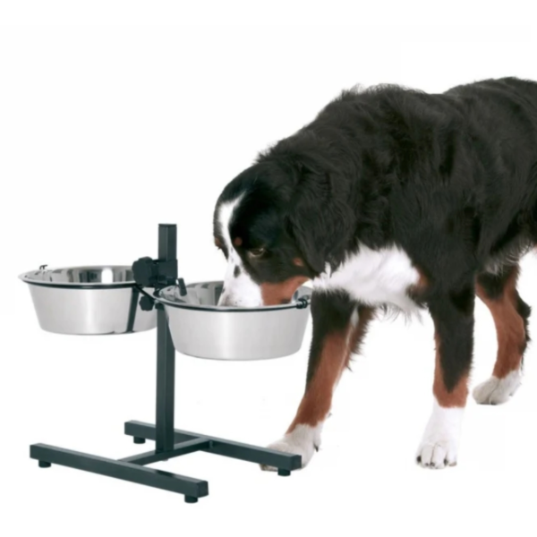 Karlie standaard met voerbakken 60 cm