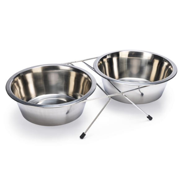 Karlie voerbak RVS 2 x 2500 ml