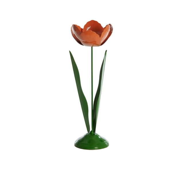 Light & Living theelichthouder Alfori groen oranje 35 cm