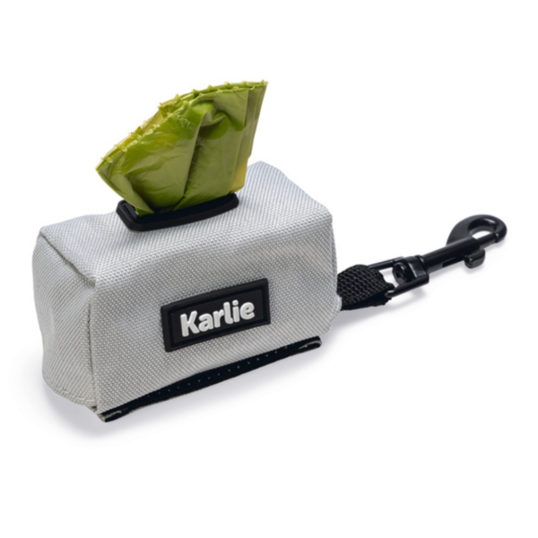 Karlie poepzakhouder hond grijs 7,5 cm