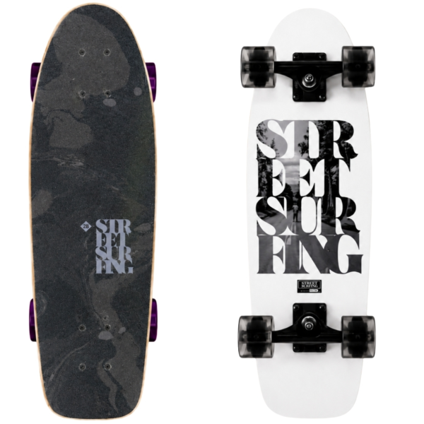 Street Surfing skateboard Cruiser zwart 71 cm