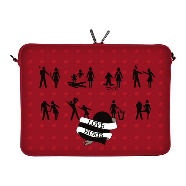 Digittrade laptop sleeve Love Hurts 15,6 inch