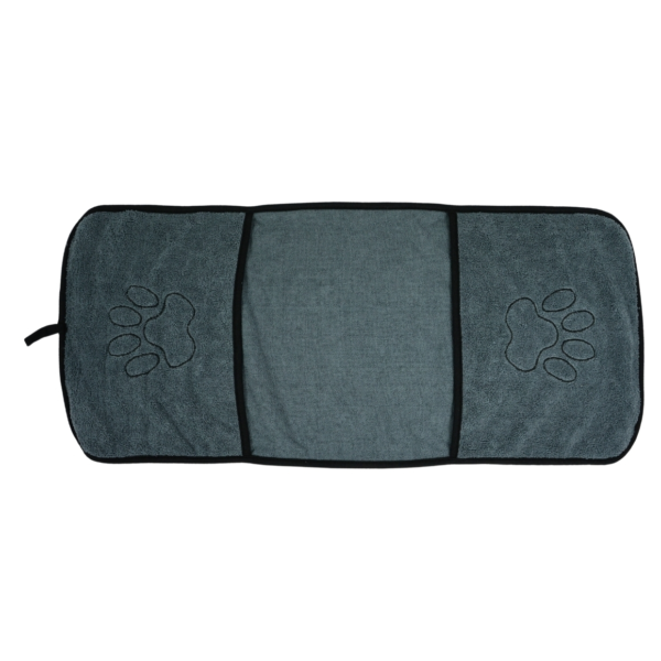 Zooroyal Haustier Handtuch grau-blau 80 x 35 cm