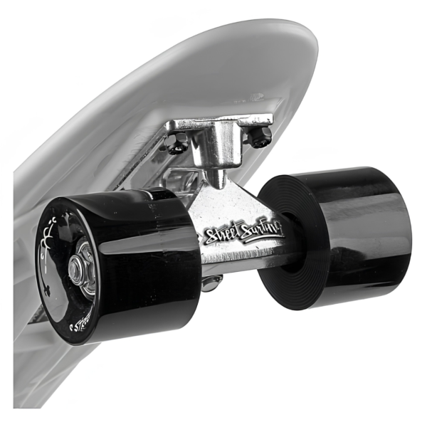 Street Surfing skateboard beach board grijs/geel 55 cm
