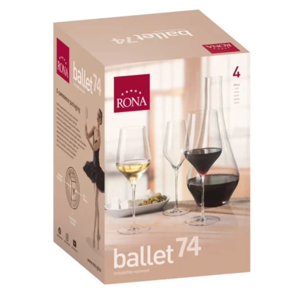 Rona wijnglazen 740 ml 4 stuks