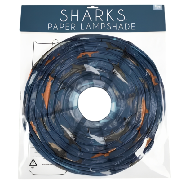 Rex London lampion Sharks papier 40 cm